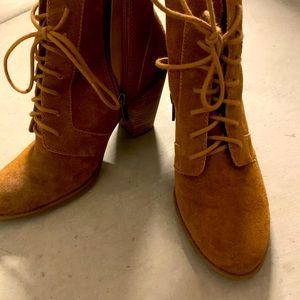 Jessica Simpson suede booties, size 9